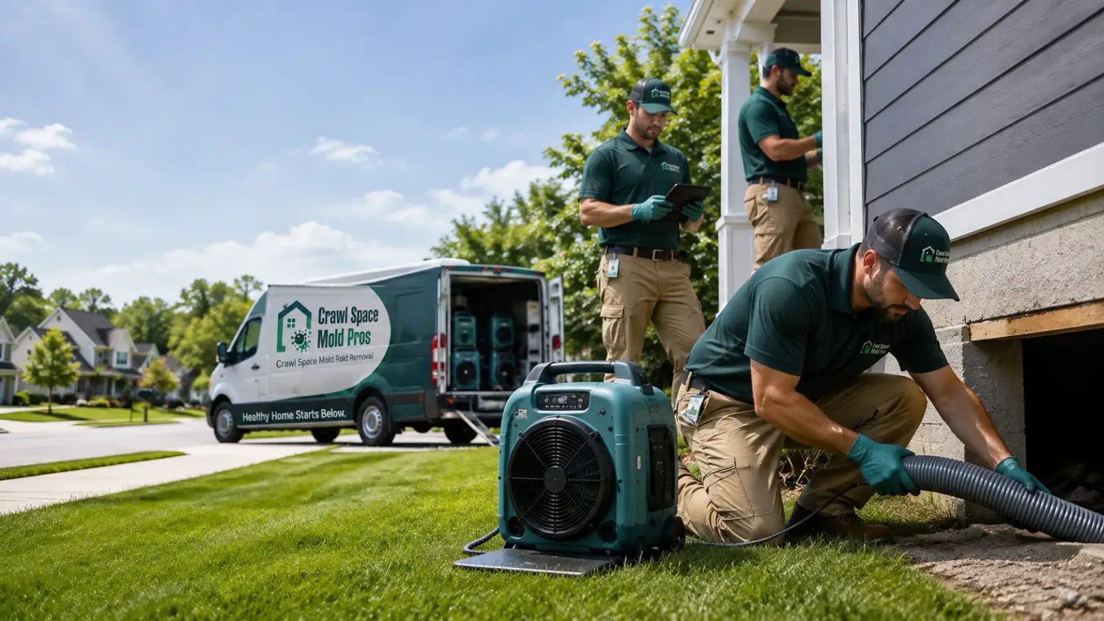 Crawl Space Mold Removal in Greenville, NH